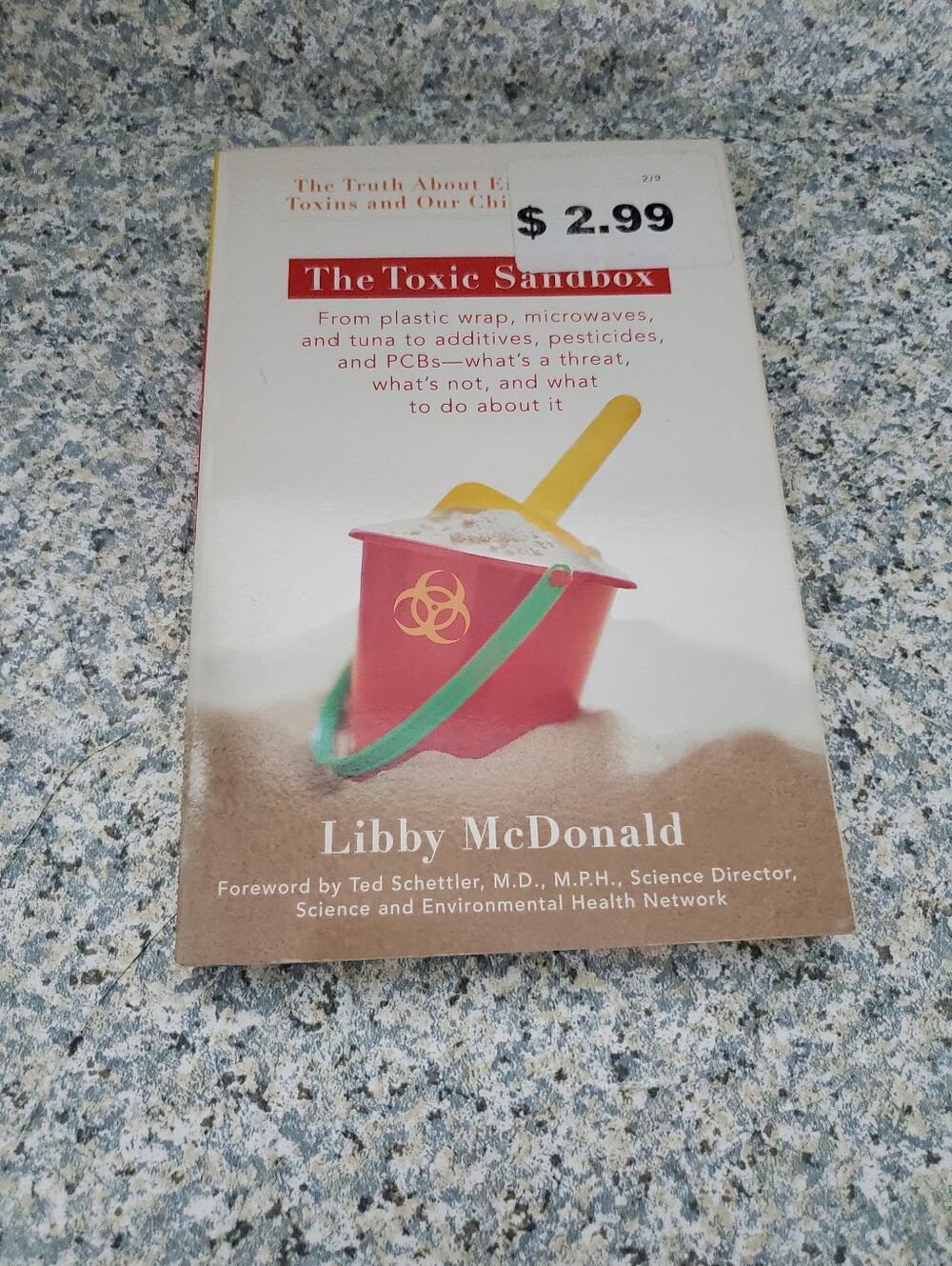 The Toxic Sandbox Paperback Book - Libby Mcdonald Paperback Preowned